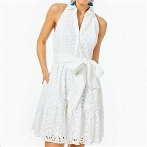 Lilly Pulitzer Trisha Shirtdress NWT White